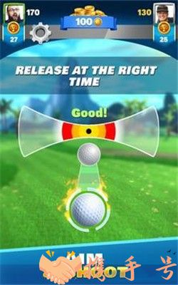 超级射门高尔夫加强版：实时对战，玩法多样的高尔夫球游戏！